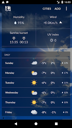 United States USA Weather Screenshot 1