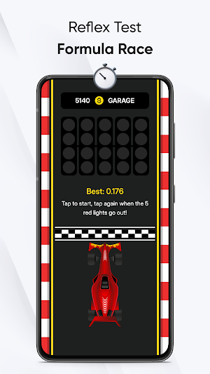 Reflex Test - Formula Race Screenshot 0