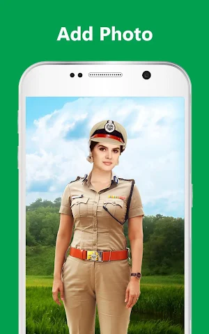 Women Police Suit Photo Editor Screenshot 1