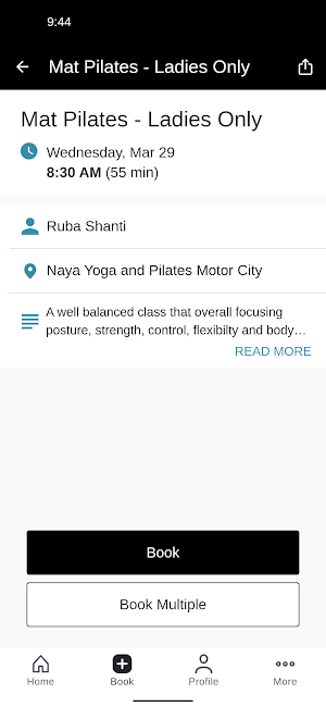 Naya Yoga and Pilates Screenshot 2