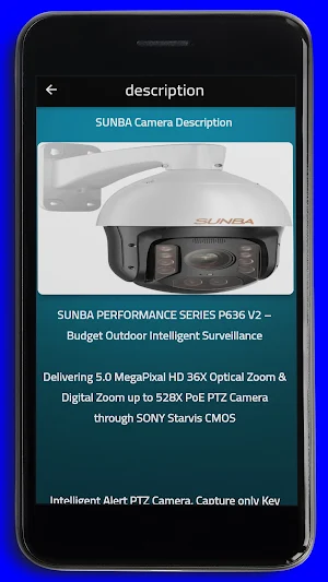 SUNBA Camera Guide Screenshot 2
