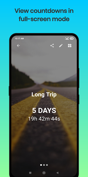 Countdown App : Track Events with Countdown Widget Screenshot 0