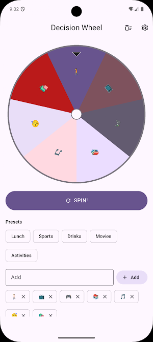 Decision Wheel Screenshot 2