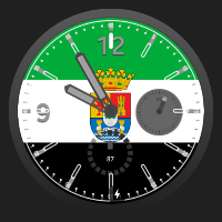 Esfera bandera de Extremadura