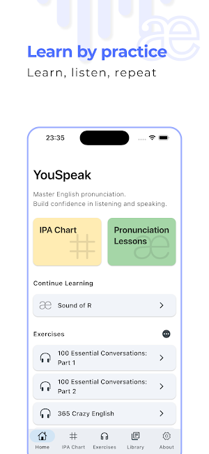 English Speaking Pronunciation Screenshot 1