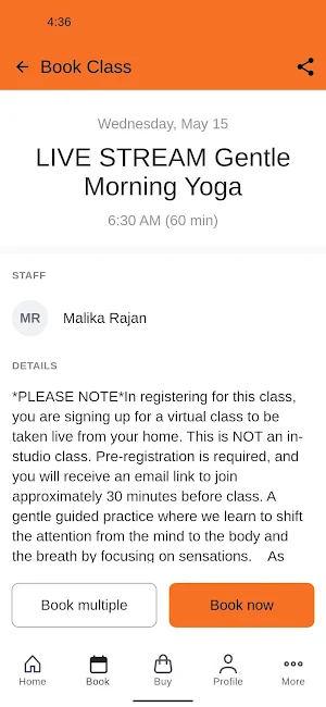 All That Matters yoga+wellness Screenshot 2