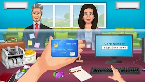 High School Bank Manager: Virtual Cashier Game Screenshot 1