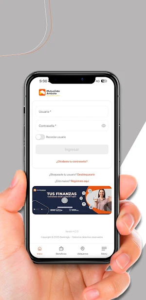 Mutualista Ambato App Screenshot 1