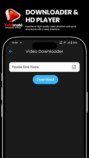 XVidmàtè Downloader & Player Screenshot 3