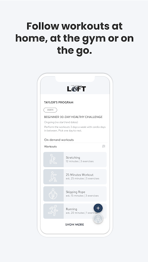 The Fitness Loft Screenshot 2