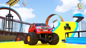 Monster Truck Stunts: Modern Prado Car Game 3D Screenshot 0