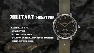 Military Watch Face 08 Screenshot 1