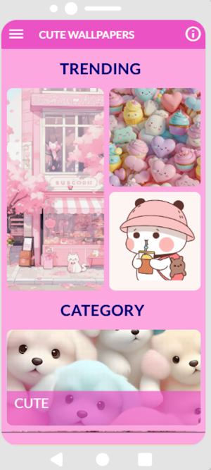Cute Wallpapers for Girls Screenshot 0