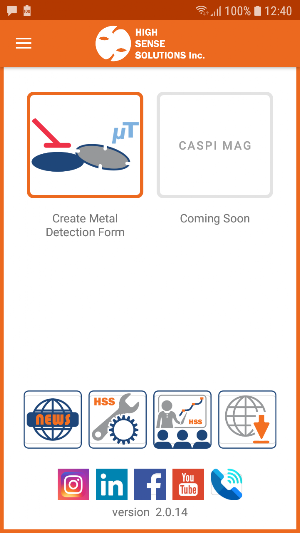 HSS-APP Metal Detector Screenshot 0
