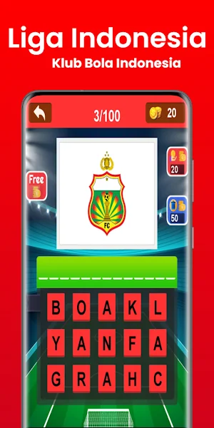 Tebak Klub Sepakbola Indonesia Screenshot 3