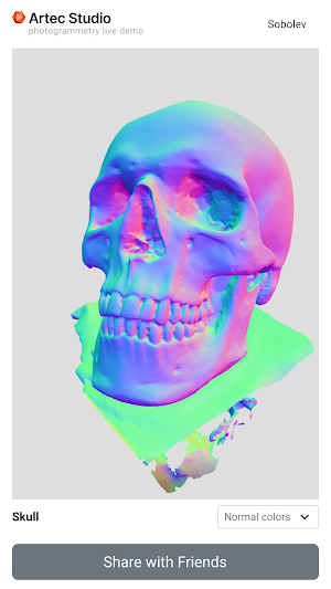 Artec Photogrammetry Screenshot 1