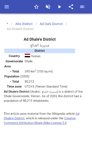 Districts of Yemen Screenshot 3