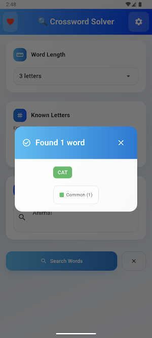 Crossword Solver & Word Finder Screenshot 2