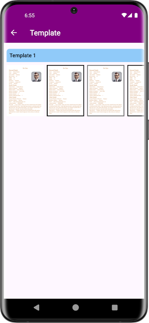 Marriage Bio Data Maker Screenshot 3