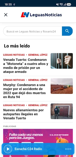 Leguas Noticias Screenshot 2