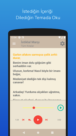İstiklal Marşı Ezberle Dinle Öğren Dua Şiir Screenshot 2