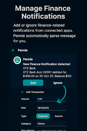 Pennie -Track Expense & Budget Screenshot 3