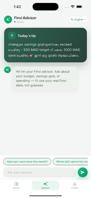 Finvi:Budget&Financial Planner Screenshot 2