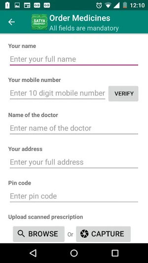 Satya Pharmacy Screenshot 1