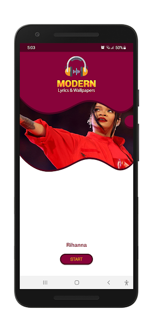 Rihanna Lyrics & Wallpapers Screenshot 0
