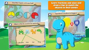 Dino 1st Grade Learning Games Screenshot 2