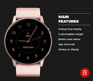 Elegant Rose Gold Watch Face screenshot 2