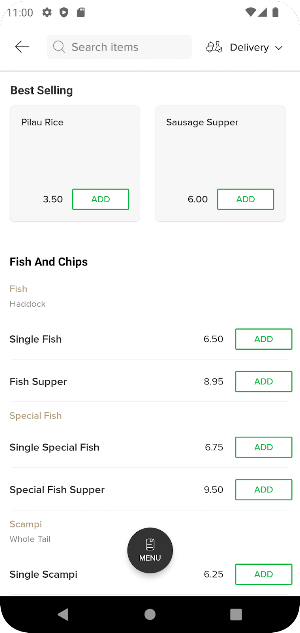 Fish &Chicken Bar & Curry Club Screenshot 1