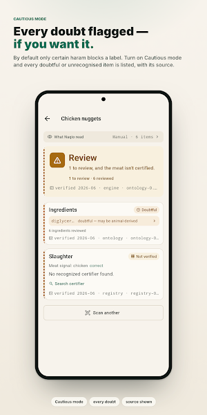 Naqio: Halal Food Scanner Screenshot 0