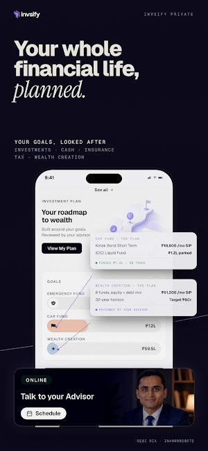 Invsify: MF, Stocks, Advice Screenshot 1