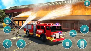 Emergency Police Fire Truck 3d Screenshot 1
