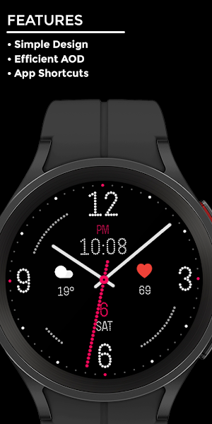 Nighty Analog 12 - watch face Screenshot 1