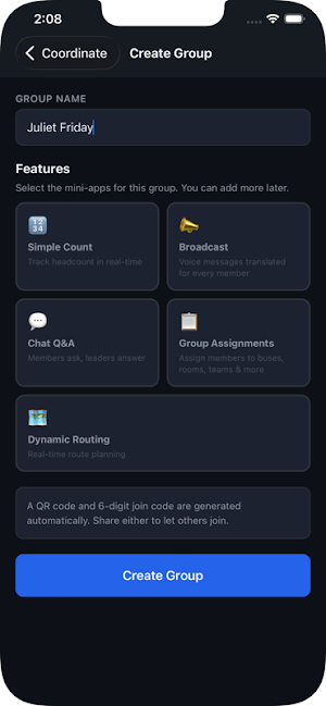 COordin8 Screenshot 1