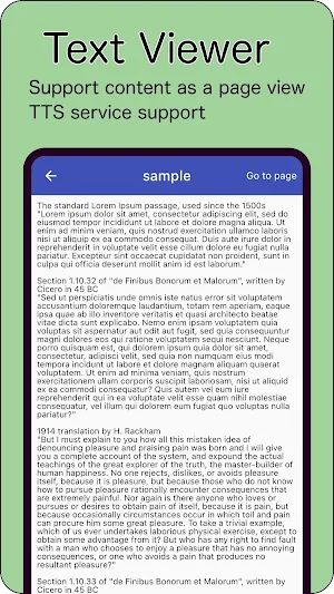 Fish Text Viewer - with TTS Screenshot 1