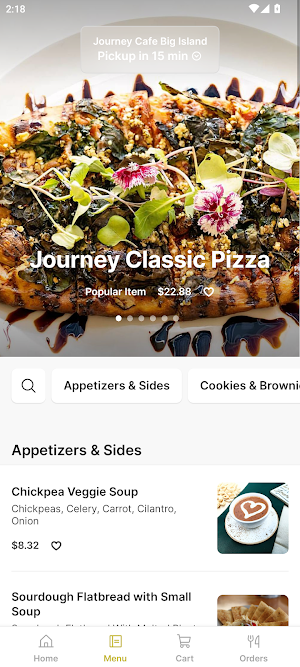Journey Cafe Big Island Screenshot 1