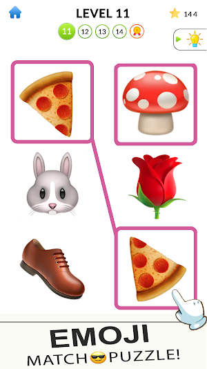 Pairs Match Emoji Puzzle Game Screenshot 3
