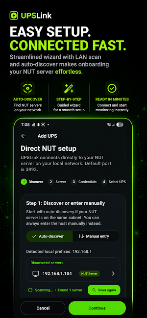 UPSLink – NUT UPS Monitor Screenshot 1
