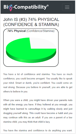 Bio-Compatibility Analysis® Screenshot 2