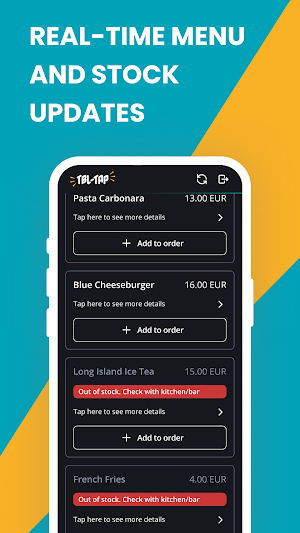 TableTap Waiter Screenshot 3