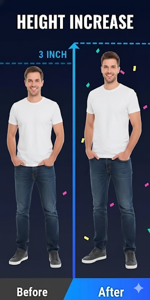 Taller - Height increase app Screenshot 0