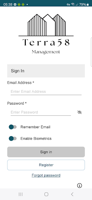 Terra58 Management Screenshot 0