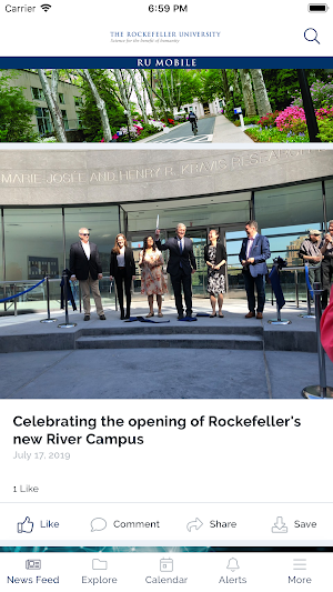 The Rockefeller University Screenshot 0
