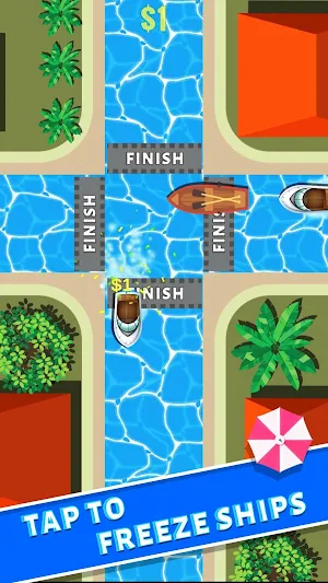 Mini Ship Cross Challenge Screenshot 0