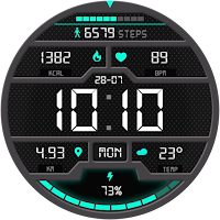 Digital MetricFlow Watch Face