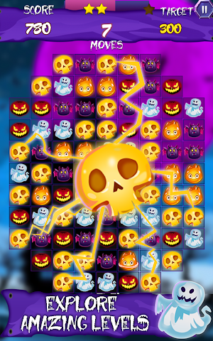 Witchy Tale: Christmas Halloween Match 3 Screenshot 0