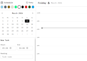 Scheduler Screenshot 0